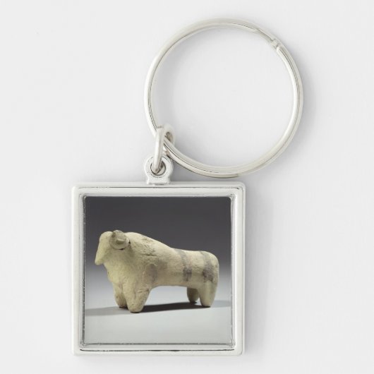 UbaidのスタイルのBull、紀元前のc.4000-3500 (terracott キーホルダー (正面)