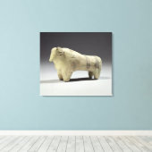 Ubaidスタイルでのブル、紀元前4000-3500 （テラコット） キャンバスプリント (インサイチュ (ウッドフロア))