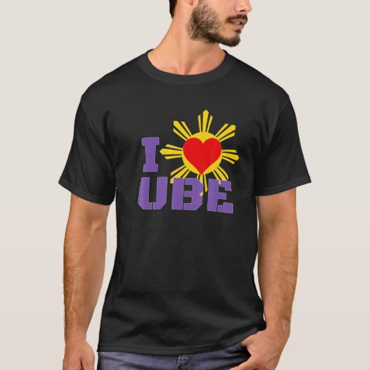 Ube Bae I Love Your Way Philippines Filipino Food Tシャツ (正面)