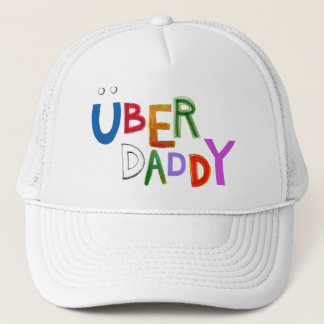 Uberのお父さんのよいパパの父によってすごいおもしろいの芸術の単語 キャップ