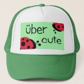 uberのかわいいてんとう虫の帽子 キャップ (正面)