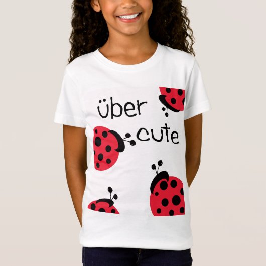 uberのかわいいてんとう虫IIのワイシャツ Tシャツ (正面)