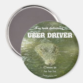 UBERドライバーおいしい大きな磁石に見える マグネット (正面/裏面)