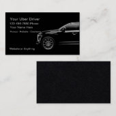 Uberドライバー配車タクシービジネスカード 名刺 (正面/裏面)