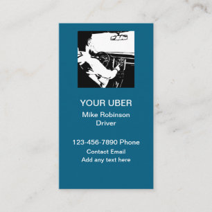 Uberドライバー配車ビジネスカード 名刺
