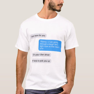 Uberドライバ文字 Tシャツ
