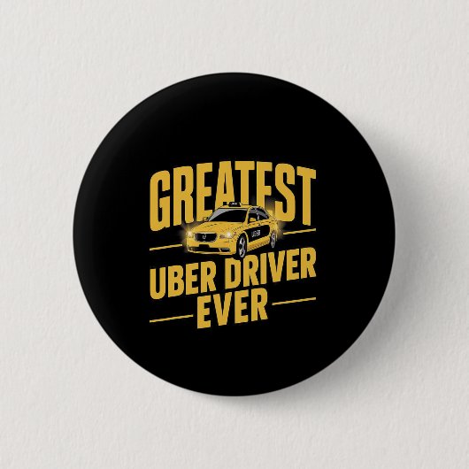 UberドライバEver Uberドライおもしろいバ1 缶バッジ (正面)