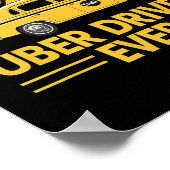 UberドライバEver Uberドライおもしろいバ4 ポスター (角)