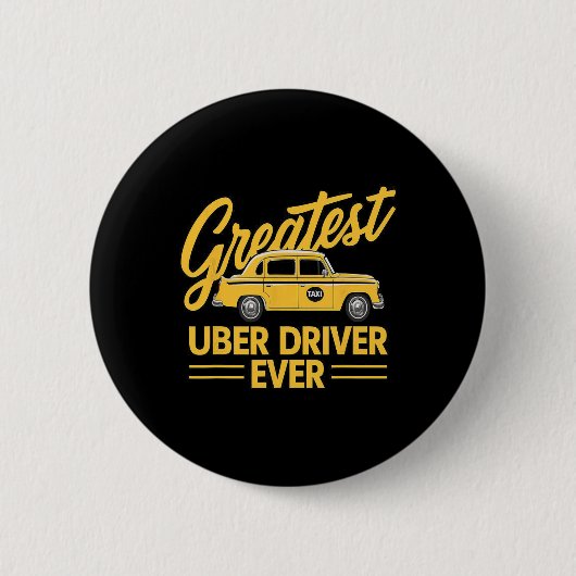 UberドライバEver Uberドライおもしろいバ 缶バッジ (正面)