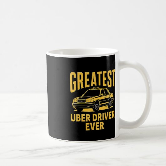 UberドライバEver Uberドライバおもしろい3 コーヒーマグカップ (右)