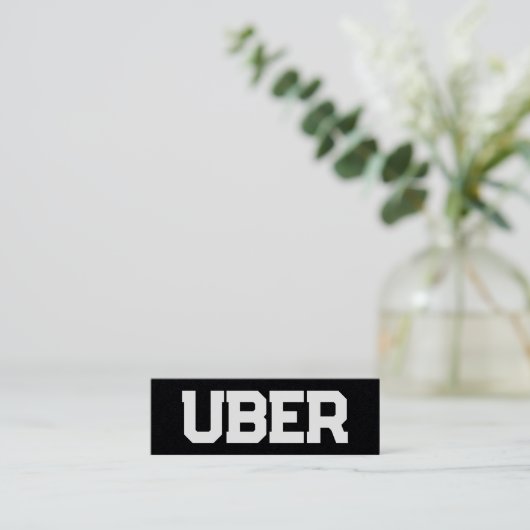 UberドライバQR スキニー名刺 (スタンド正面)
