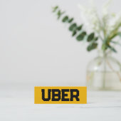 UberドライバQR スキニー名刺 (スタンド正面)