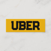 UberドライバQR スキニー名刺 (正面)