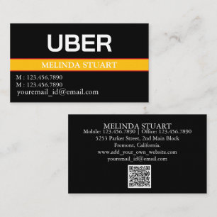 Uberドライモダンバ 名刺