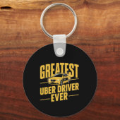 Uber素晴らしドライバEver Uberドライおもしろいバ1 キーホルダー (正面)