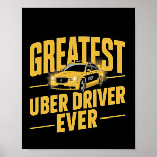 Uber素晴らしドライバEver Uberドライおもしろいバ1 ポスター