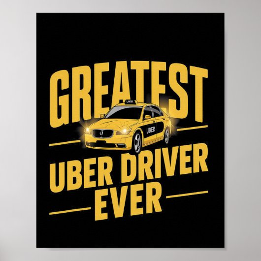 Uber素晴らしドライバEver Uberドライおもしろいバ1 ポスター (正面)