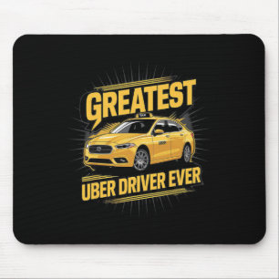 Uber素晴らしドライバEver Uberドライおもしろいバ1 マウスパッド