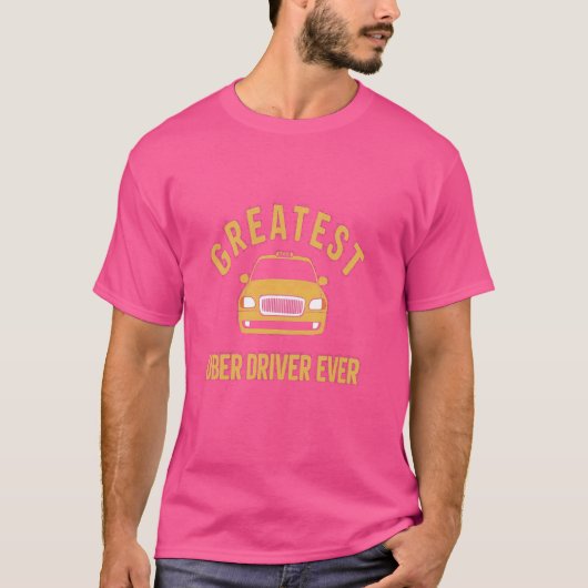 Uber素晴らしドライバEver Uberドライおもしろいバ Tシャツ (正面)