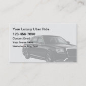 Uber配車サービス 名刺 (正面)
