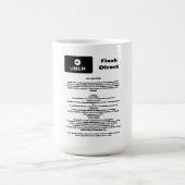 Uber Flash Direct Diretrizes コーヒーマグカップ (中央)