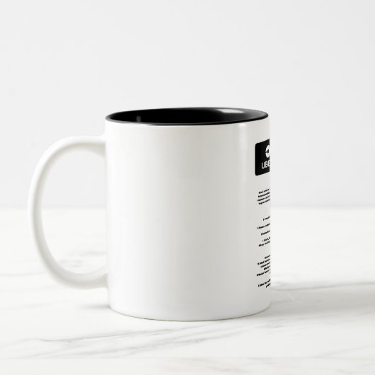 Uber Flash Direct Diretrizes ツートーンマグカップ (左)