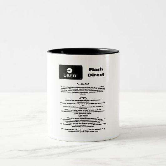 Uber Flash Direct Diretrizes ツートーンマグカップ (中央)