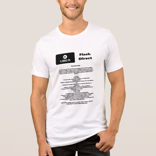 Uber Flash Direct Diretrizes トライブレンドＴシャツ (正面)