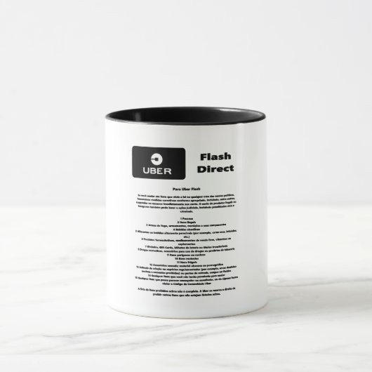 Uber Flash Direct Diretrizes マグカップ (中央)