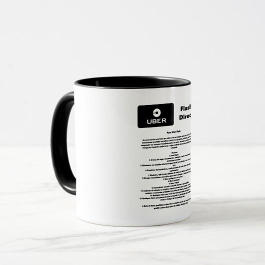 Uber Flash Direct Diretrizes マグカップ (正面左)