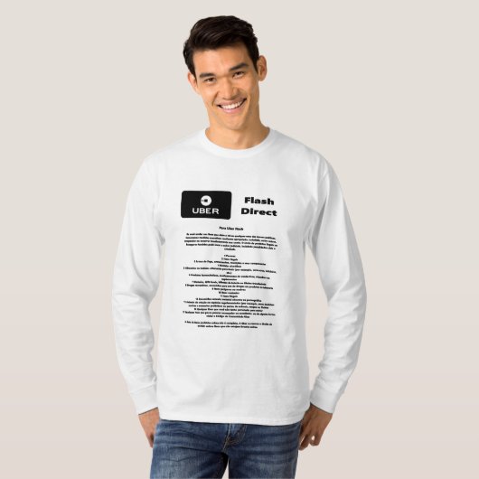 Uber Flash Direct Diretrizes Tシャツ (正面フル)