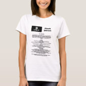 Uber Flash Direct Diretrizes Tシャツ (正面)