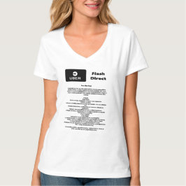 Uber Flash Direct Diretrizes Tシャツ