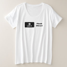 Uber Flash e Direct プラスサイズTシャツ