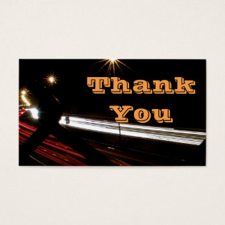 Uber Order 食べ Thank you Business Card