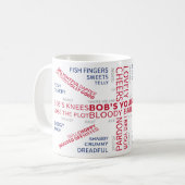 UBERBRITISH コーヒーマグカップ (正面左)