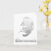 Ubermensch – フリードリッヒ最高のニーチェドイツフィロ カード (黄色い花)
