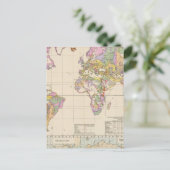 Ubersicht der Erde – 地球の地図の概要 ポストカード (スタンド正面)