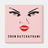 Ubon Ratchathani，タイ人女性 マグネット (正面)