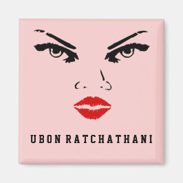 Ubon Ratchathani，タイ人女性 マグネット