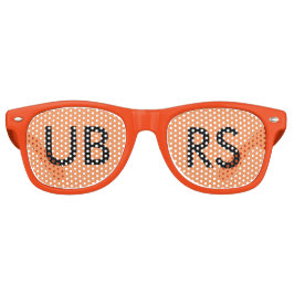 UBRSパーティーシェード！オレンジ レトロサングラス