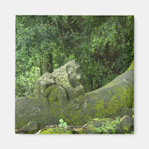 Ubud猿の森林の彫像 マグネット