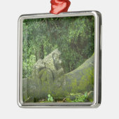 Ubud猿の森林の彫像 メタルオーナメント (左)