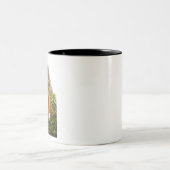 Ubud、バリ島、インドネシアのOranteのドア ツートーンマグカップ (中央)