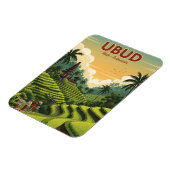 Ubud Bali Indonesia Travel マグネット (左側)