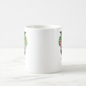 Ubud Bali Monogram Letter U Personalized Gift コーヒーマグカップ (中央)