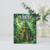 Ubud Monkey Forest Indonesia ポストカード (スタンド正面)