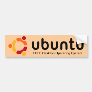 Ubuntuのバンパーステッカー バンパーステッカー