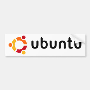 Ubuntuのバンパーステッカー バンパーステッカー