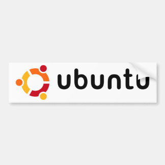 Ubuntuのバンパーステッカー バンパーステッカー